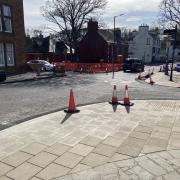 Work on the corner of Quality Street and High Street in North Berwick has already seen the widening of the pavement