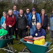 Volunteers joined East Lothian Countryside Rangers to help clear marine litter from the saltmarsh at Aberlady Bay.