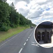 The incident took place in a layby on the A1
