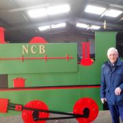 Angus Bathgate recorded on camera the building of the replica steam locomotive, known locally as the pug, which transported coal and bricks from Wallyford to a train on the main East Coast rail line. The replica was installed near the location where the