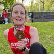 Kayleigh Jamieson-Tait completed her first-ever London Marathon