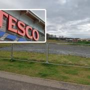 Tesco (inset, image: PA) could soon be opening a store in Wallyford.