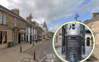 Colin Fisher, 41, was spotted driving along the town's High Street by police officers and pulled over in June last year. Image: Google Maps