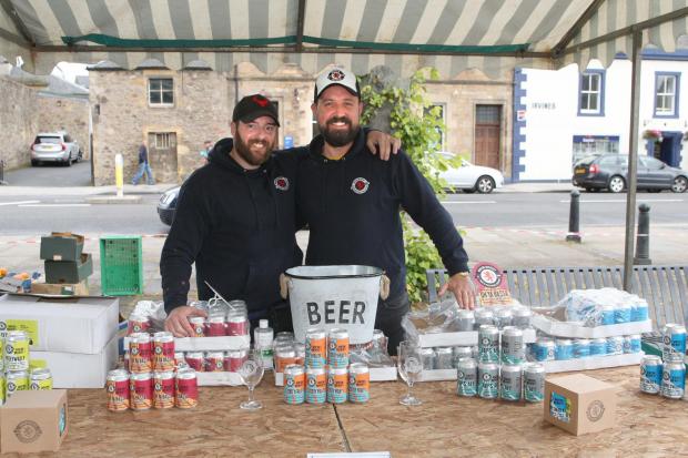 Winton Brewery, which regularly has a presence at Haddington Farmers' Market (pictured), is running a tap room in the town