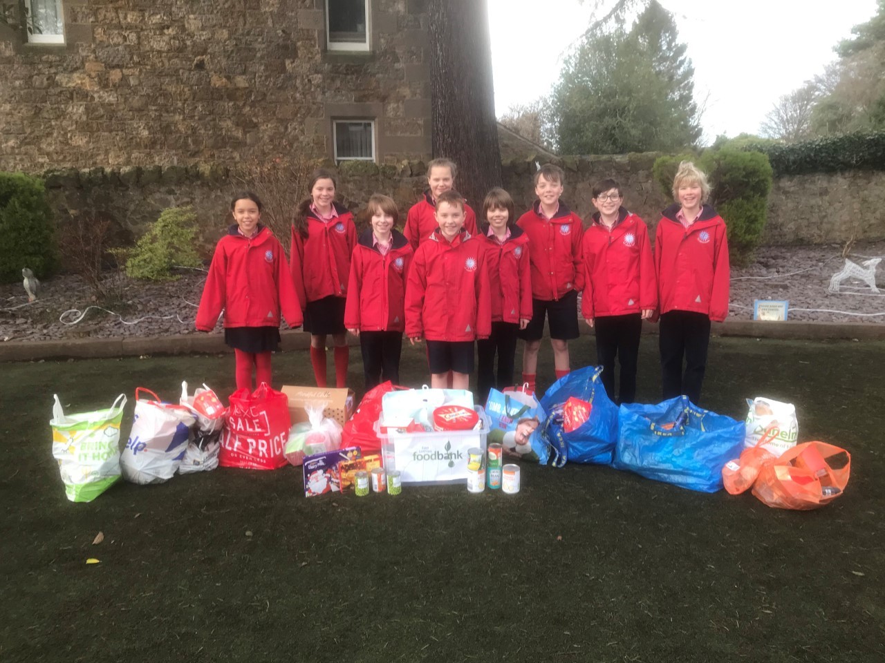 Pupils at The Compass School support East Lothian Foodbank