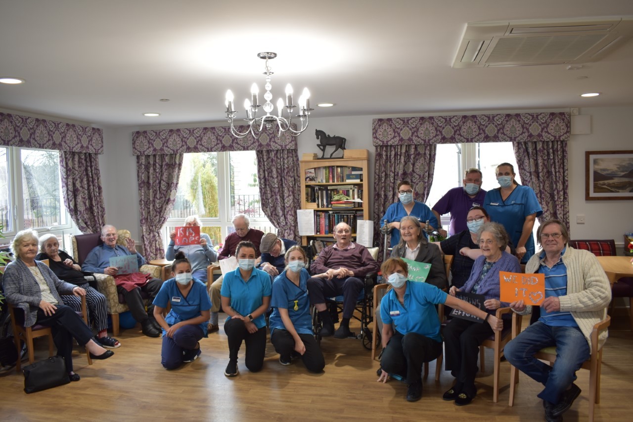 Haddington Care Home residents have been working hard