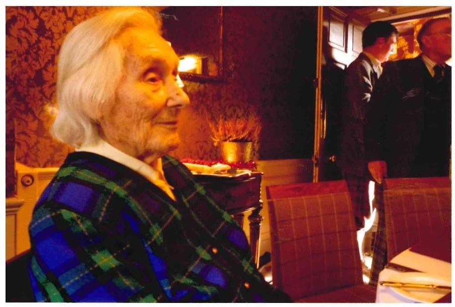 Ella Vlandy turns 107 years old on Saturday and is believed to be East Lothians oldest resident. She is pictured here during her 106th birthday last year