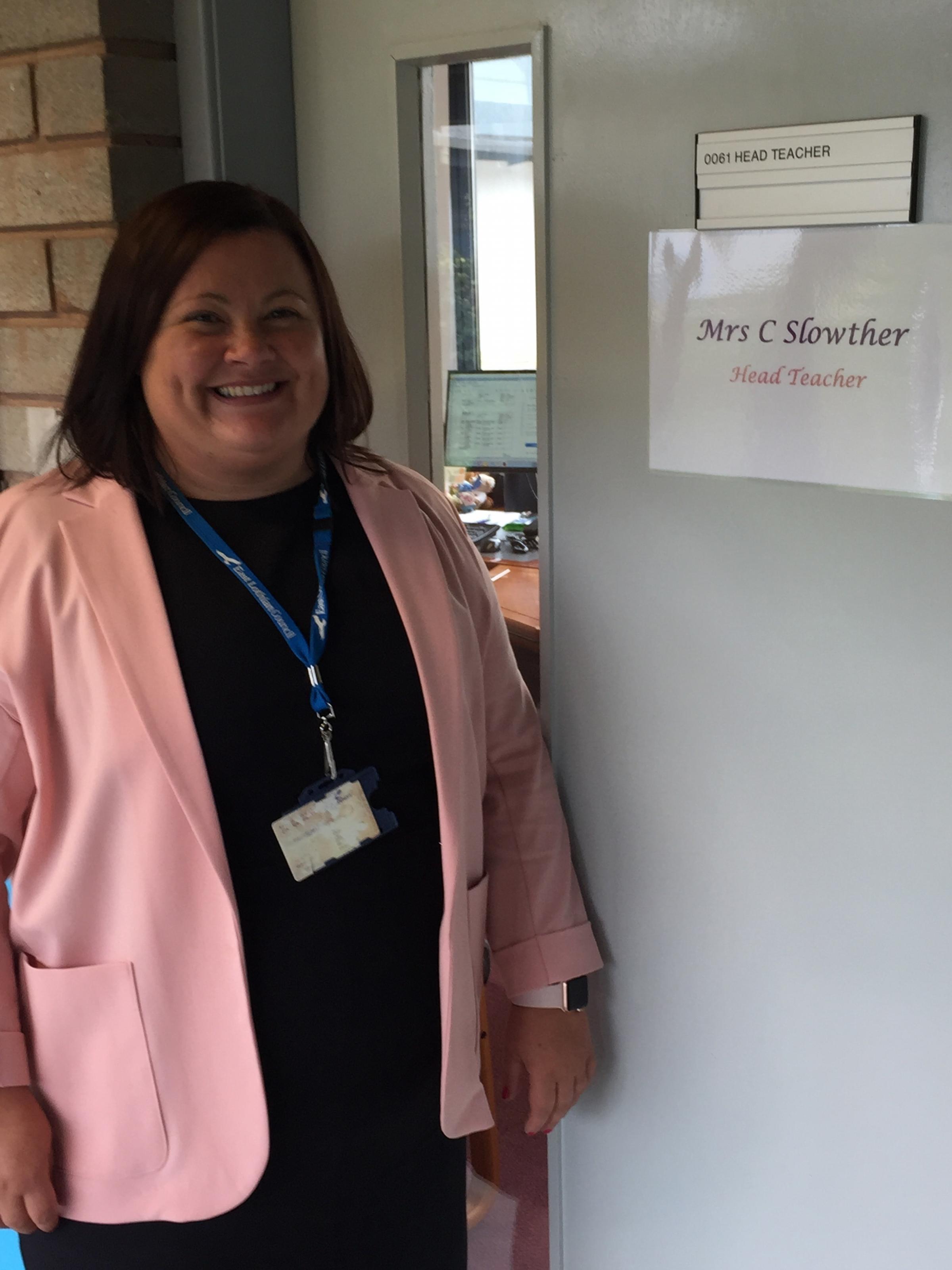 Dunbar Grammar School headteacher Claire Slowther