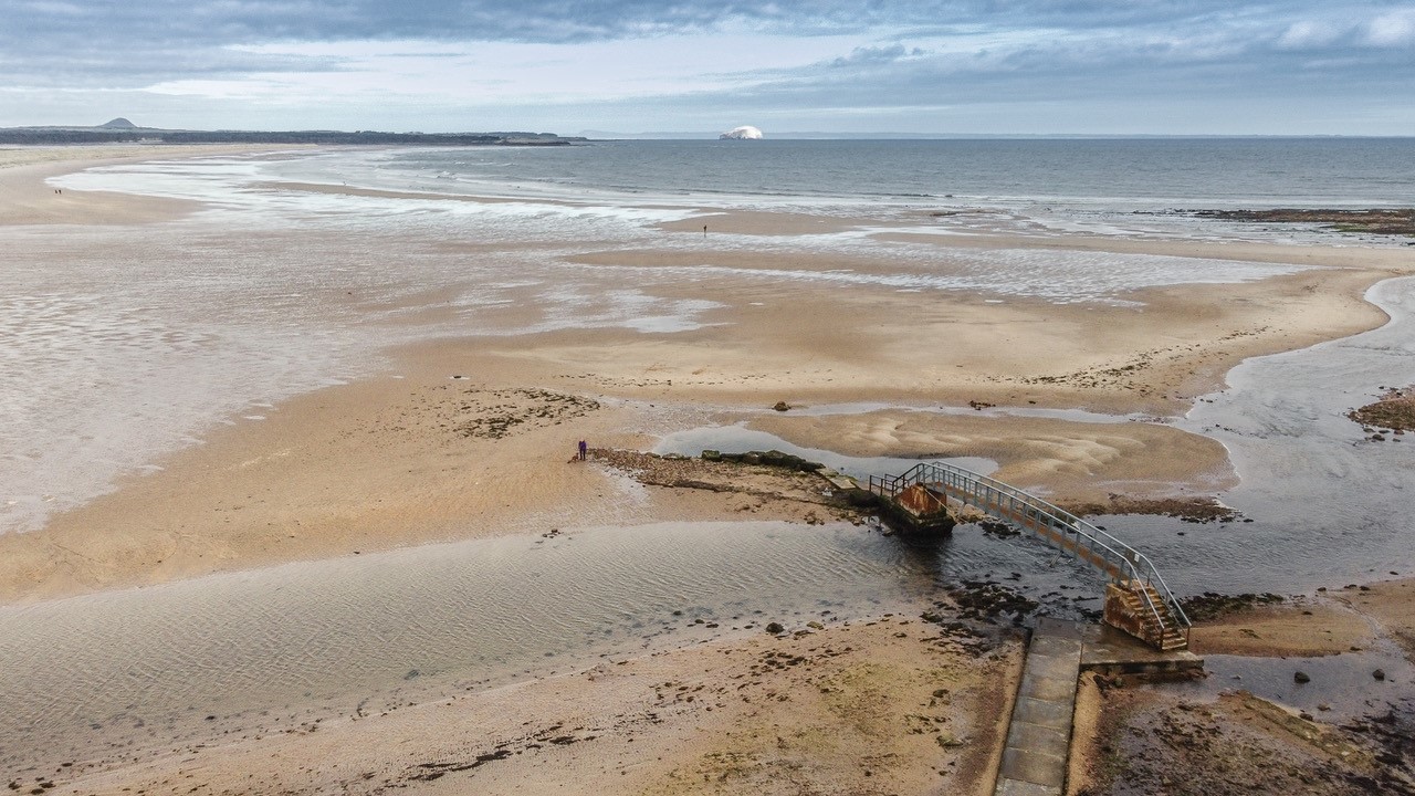 Dunbar RNLI are urging people to think about the dangers before visiting the coast. Picture: Nick Mailer