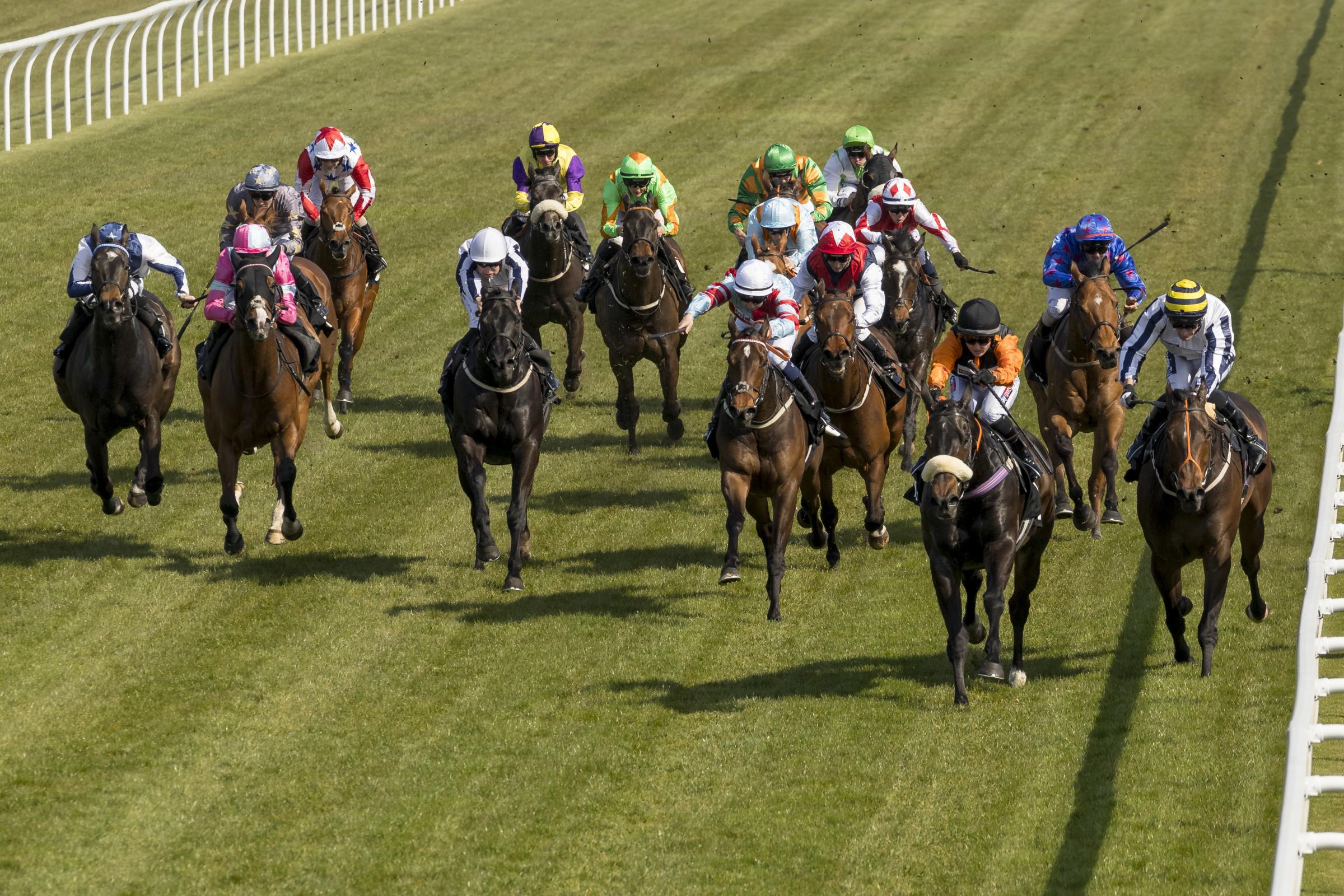 Easter Saturday at the races. Picture: Alan Rennie