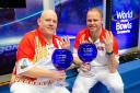 Alex Marshall and Paul Foster have missed out on the chance to lift the pairs title at the World Indoor Bowls Championships. Image courtesy World Bowls Tour