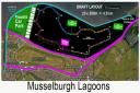 Plans were previously revealed for a motor racing circuit at Musselburgh Lagoons