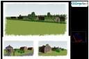 An artists' impression of how the new glamping site could look
