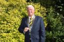 Drew Johnstone, the Rotary Club of Musselburgh's new president wearing his chain of office