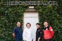 Im Sung-jae and Marc Warren sampled a bespoke fusion menu created by chefs Tom Kitchin and Mun Kim