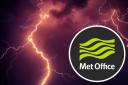 The Met Office has issued a yellow weather warning.