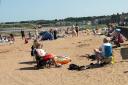 Beaches, including at North Berwick, were busy