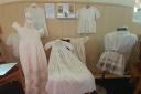 A display of babies' garments was among the clothes at the exhibition