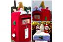 Pat Christie's Christmas postbox toppers