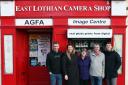 East Lothian Camera Shop staff outside the shop. Image: East Lothian Camera Shop Facebook