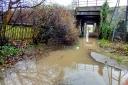 The flooding surrounding Burgh Gate