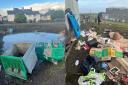 Members of Tranent Wombled posted pictures online of rubbish found behind Aldi in Tranent