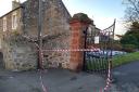 The gate at Neilson Park has been damaged