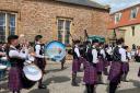 Preston Lodge Pipe Band at Cockenzie and Port Seton's gala day in 2020