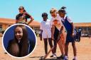 Kavelle Knox, 18, is running a raffle to raise funds for her trip to South Africa to teach children sports and English