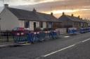 Roadworks are in place on Dunbar's Summerfield Road