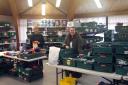 East Lothian Foodbank volunteers Lisa McCart and Sheila Harrington