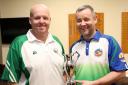 Billy Mellors and Scott Kennedy were among those in action at Abbeyview Bowling Club