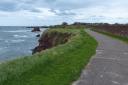 A path on Dunbar's coastline was making the news 25 years ago
