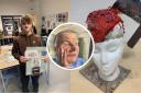 Ross High pupils showcased their work at an art exhibition at the school