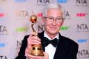 Paul O’Grady in the Press Room at the National Television Awards 2018 held at the O2 Arena, London.