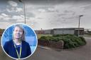 Helen Gillanders (inset) is retiring from her role as headteacher at Dunbar Primary School. Main image: Google Maps