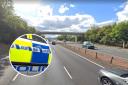 The incident took place on the A1 this morning. Main image: Google Maps