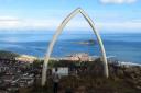 Police officers were called to North Berwick Law