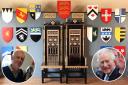 Allan Muir (inset left) is offering these thrones ahead of King Charles III’s coronation