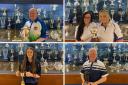 Billy Mellors, Dee Hoggan, Willie Wood and Beth Riva were among those celebrating success at East Lothian Indoor Bowling Club