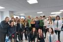 S6 pupils at Dunbar Grammar School bid an emotional farewell to the school