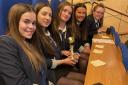 Those behind Beachy Beads were celebrating success in Edinburgh. Isla Farquhar, Libby Merritt, Iona Whellans, Sophie Thomson and Lucy Ingle. Missing from the picture are Isla Kilkenny and Estelle West