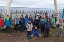 Tranent Beavers celebrated making it to the top of North Berwick Law