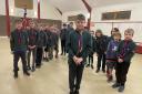 Zak Millar was presented with an award by his local Scout group