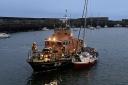 Dunbar RNLI were called out in the early hours of Saturday morning to help a yacht which had lost power. Image: Dunbar RNLI