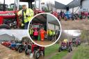 Tractors of all shapes and sizes took part in East Lothian Ploughing Association's first charity tractor run