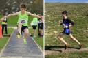 Adam Connolly (left, image: Mike Taylor/mike3legsphoto.co.uk) and Jake Page are among the county athletes to have been in impressive form