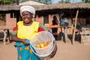 Esther Saizi and her co-operative make bread from processed pigeon peas. Image: Christian Aid/Adam Haggerty