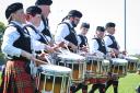 The Dunbar Pipe Band championships finally returned to the town