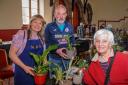 Another satisfied customer as Musselburgh Horticultural Society stalwarts Karl and Amanda Cleghorn make another sale